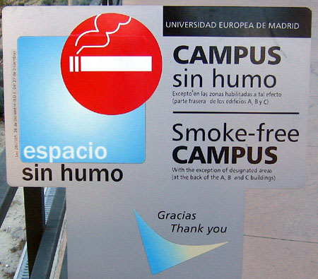 Universidad Europea de Madrid - UEM - Campus sin humo