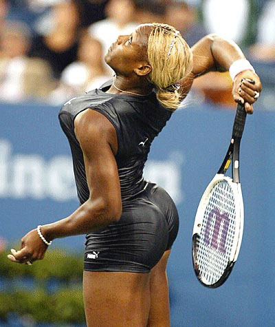 Serena Williams in catsuit